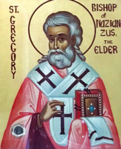 Святитель Григорий Назианзин, старший (+374)