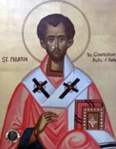 Святой Мартин Исповедник, Папа Римский (+655)