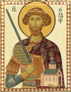 Святой Олаф, король Норвегии (+1030)