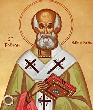 Священномученик Фавий (Фабиан), Папа Римский (+250)