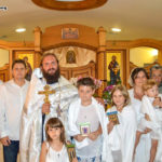 Новые члены православной семьи: четверо детей приняли Таинство Крещения в монастыре