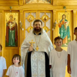 В русском монастыре Флориды семеро детей приняли Таинство Крещения