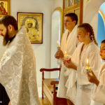 В русском монастыре Флориды семеро детей приняли Таинство Крещения