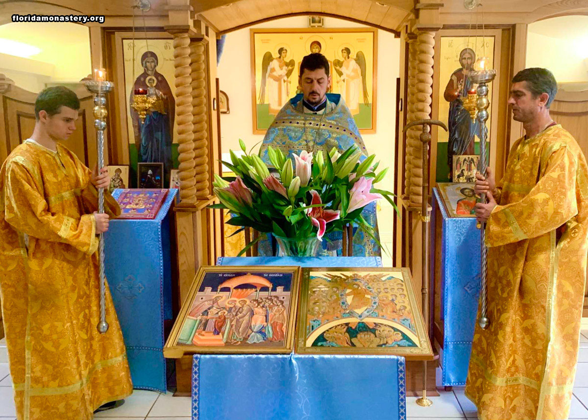 В православном монастыре в Форт-Майерсе отметили праздник Введения во Храм Пресвятой Богородицы