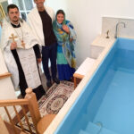 В монастыре совершено Крещение Николая